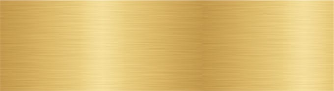 CombiCraft deurbordje Blanco in goud met tape - 165 x 45 mm