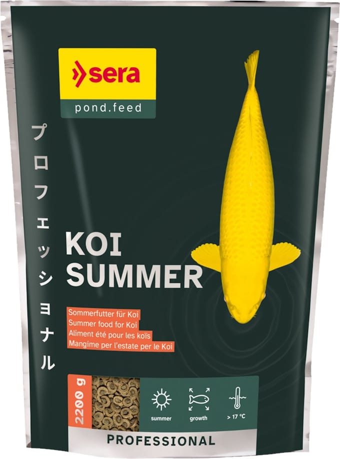 Sera Koi Prof zomervoer  2.2 kg. - Koi  kleur Voer