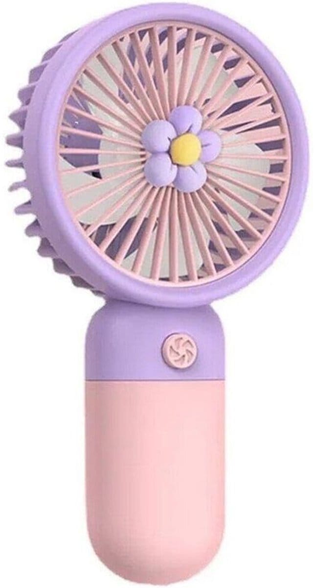 fan-Mini draagbare ventilator, oplaadbare draagbare ventilator via USB, schattige en compacte koelventilator.