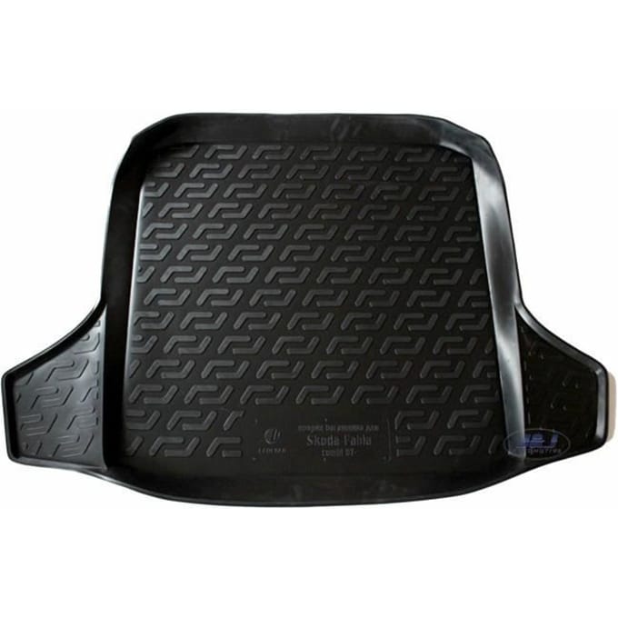 J&J AUTOMOTIVE | Tapis De Coffre Caoutchouc Premium Pour Skoda Fabia 2 Break 2007-2014 noir