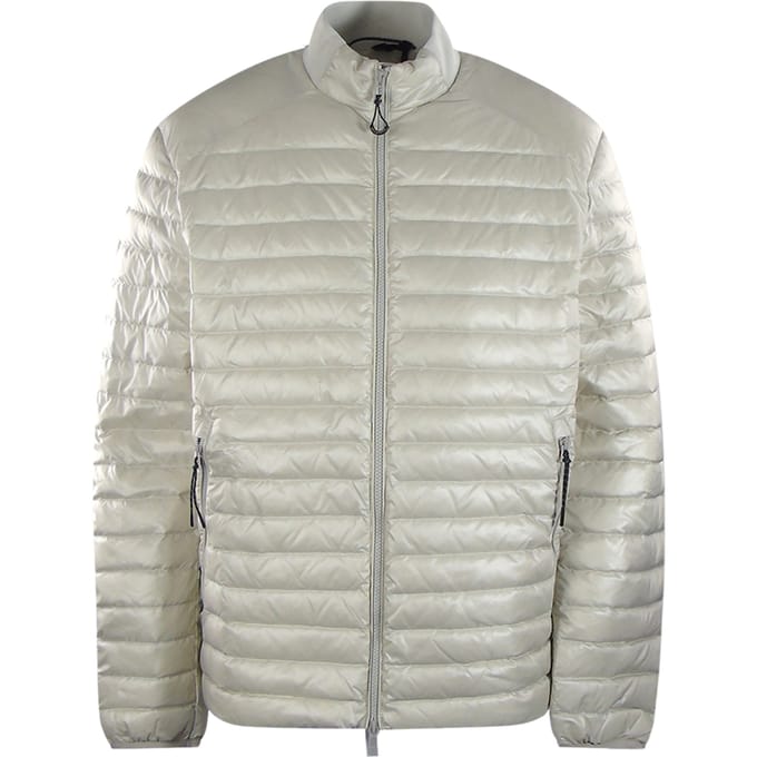 Belstaff Airframe Moonbeam wit glanzend donsjack