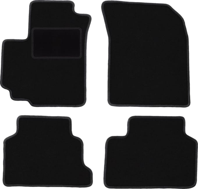 Zwarte veloursmatten voor: Suzuki Swift V 5D hatchback (2010-2016)