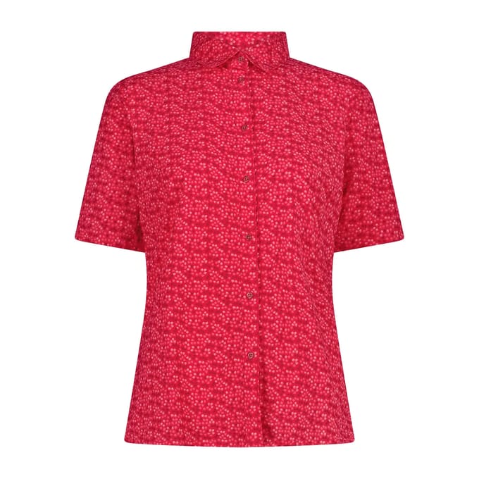 Stretch T-Shirt Met Volledige Print En 3/4 Mouwen Dames CMP