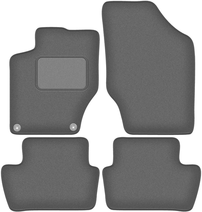 Auto-matten in grafiet voor: DS. 4 Crossback-hatchback (2015-2018)