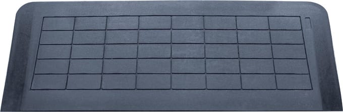 Aidapt Drempelhulp rubber - Milieuvriendelijk 4cm - Zwart