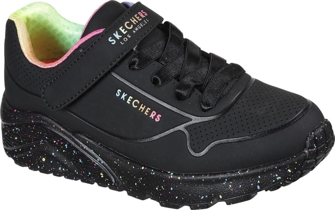 Skechers UNO LITE-RAINBOW SPECKS Meisjes Veterschoenen - Multi / Zwart