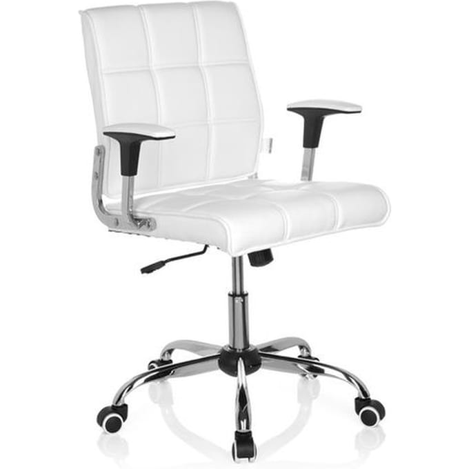 hjh office Ernesto - Bureaustoel - Kunstleder - Wit