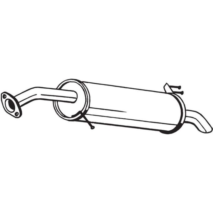 Geluiddemper achter BOSAL 169-079