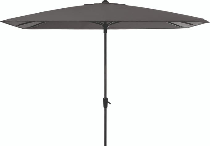 Madison stokparasol round corner 280 x 280 cm. - Grey