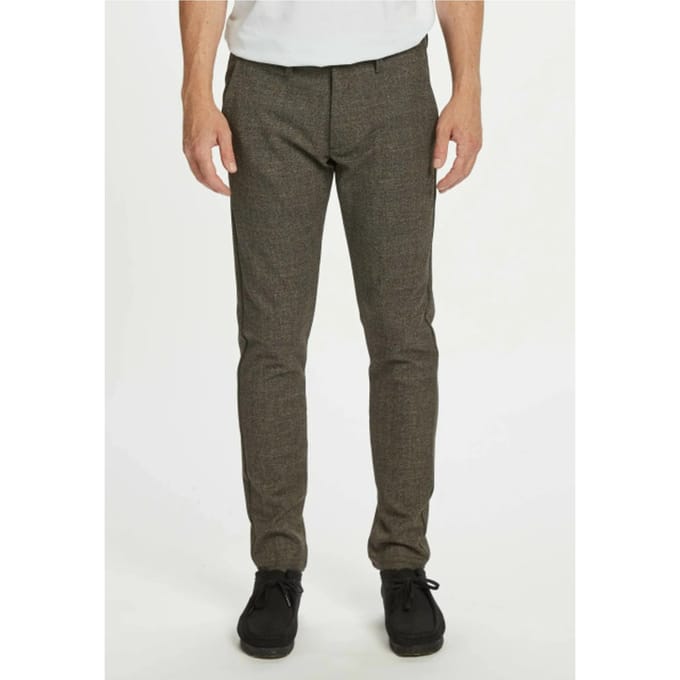 Gabba Paul class check pants brown check po10103