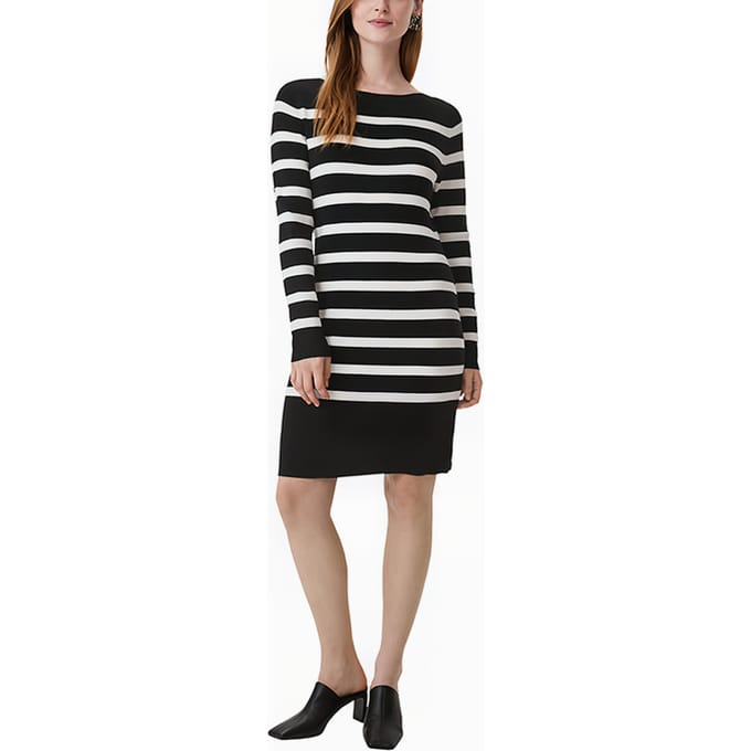 Comma  Dresses Grey/black Taglia: 44 | Abiti Midi Outlet | Donna | Grigio