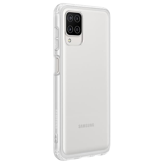 Samsung Originele Silicone Clear Cover voor de Galaxy A12 - Transparant