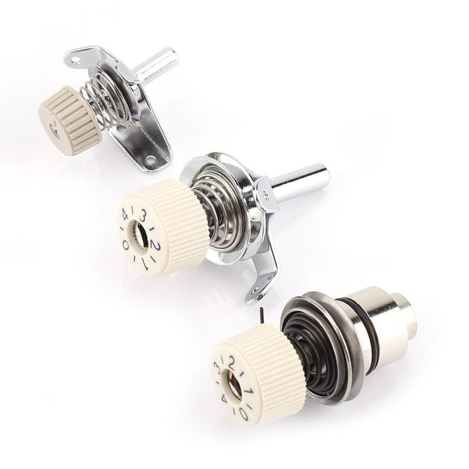 3 STUKS Industriële Naaimachine Draadspanningregelaar Montage Naaimachine Accessoire white