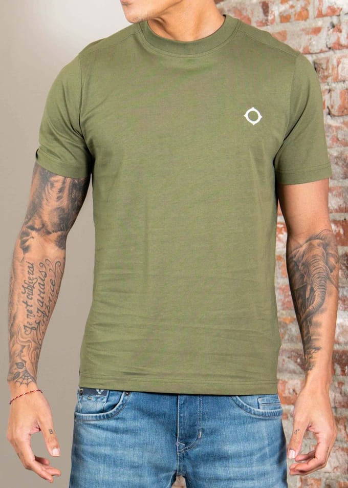 MA.Strum Ma.strum icon tee - bronze green