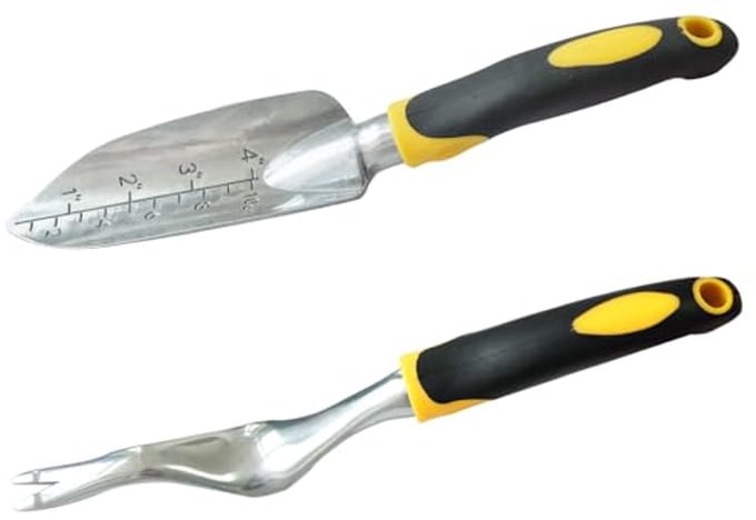 Solidchoice - Set van 2 Y-vormige Onkruidbestrijders van Roestvrij Staal
