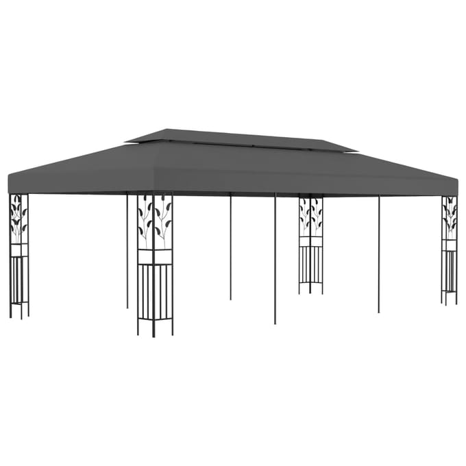 vidaXL - Prieel - 3x6 - m - antraciet