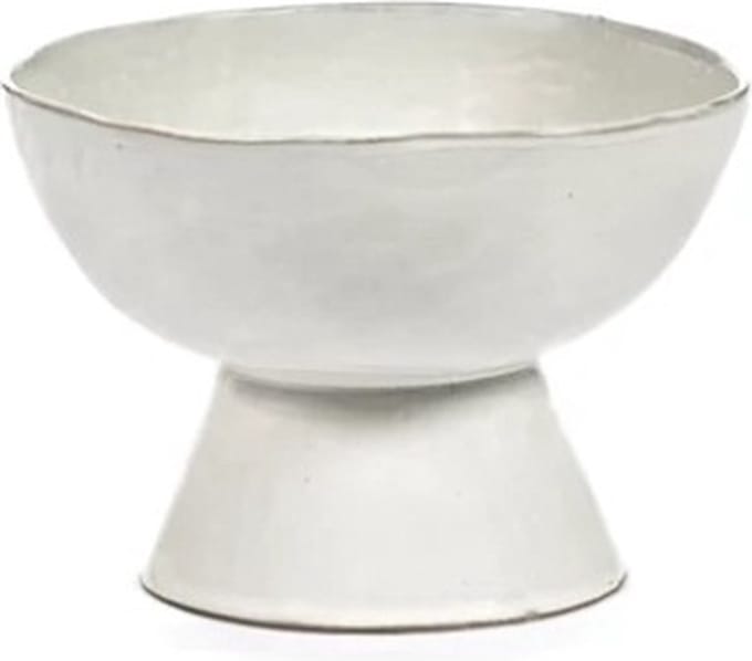 Serax Marie Michielssen La Mère bowl op voet H20.5cm D14.5cm off white
