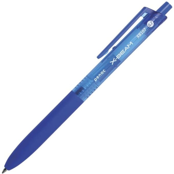 Penac Balpen X-Beam - Blauw - 0.7mm - Blauwe inkt