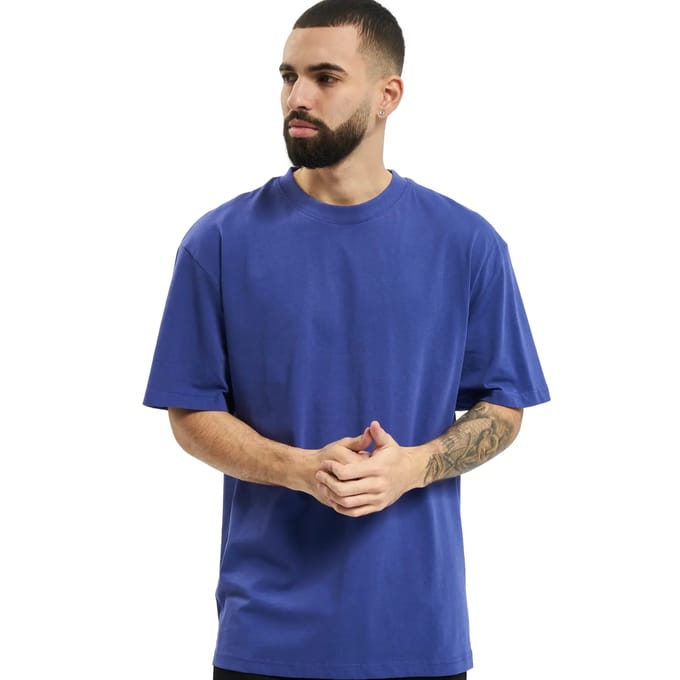 Urban Classics - Tall Heren T-shirt - 2XL - Blauw/Paars