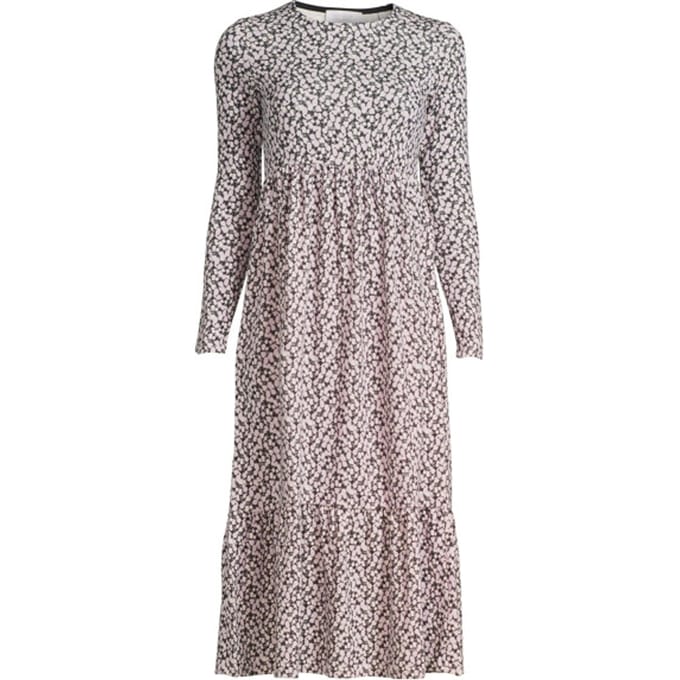 Rich & Royal Dress Printed Lavender Maat: S | Midi Jurken Outlet | Dames | Ecru