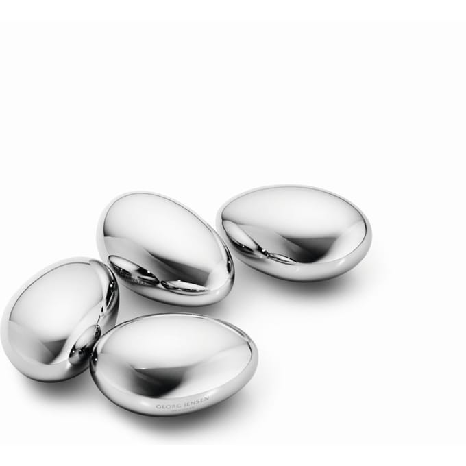 Georg Jensen Ijsblokjes Sky Herbruikbaar 4,4 X 2,36 Cm Rvs Zilver