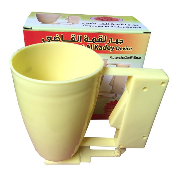 Plastic Donut Maker Handmatige Doughnut Tool DIY Wafel Cake Donut Maker beige
