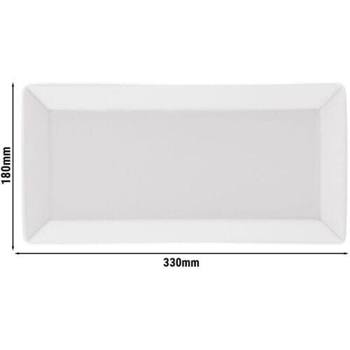 GGM Gastro (12 Stück) MAYA - Platte - 330x180mm - Weiß Wit