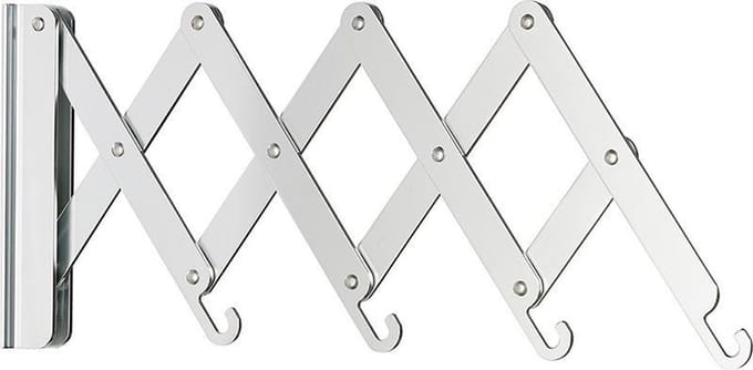 Pieper Concept - Wandkapstok Flexxo Geanodiseerd aluminium
