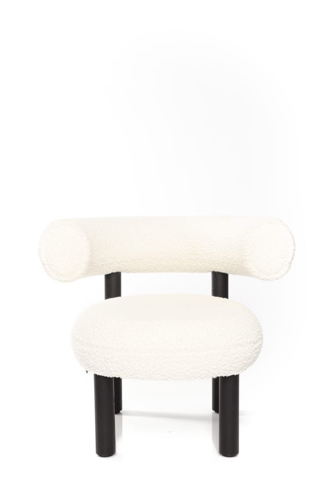 Tom Dixon Fat loungestoel Hout - zwart - TomDixonElleSaccho0200