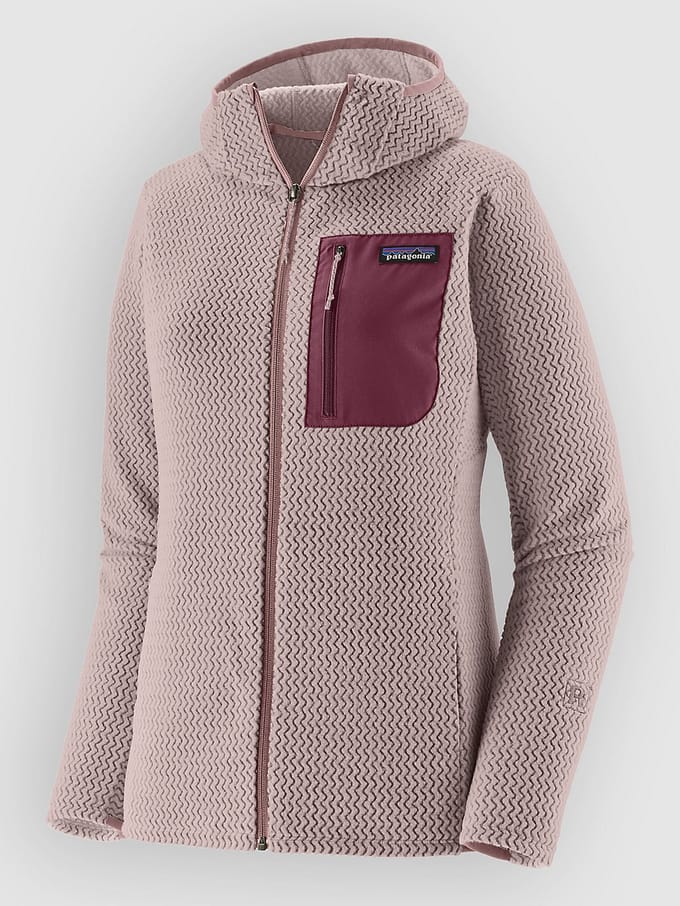 Patagonia R1 Air Full-Zip Hoody Dames (Maat - L, Kleur - Stingray Mauve)