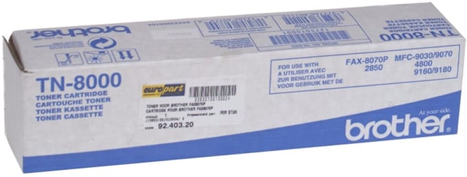 Brother TN-8000 Tonercartridge - Zwart