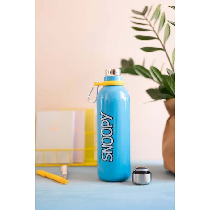 Grupo Erik Drinkfles Snoopy Junior 500 Ml 7 X 25 Cm Rvs Aqua