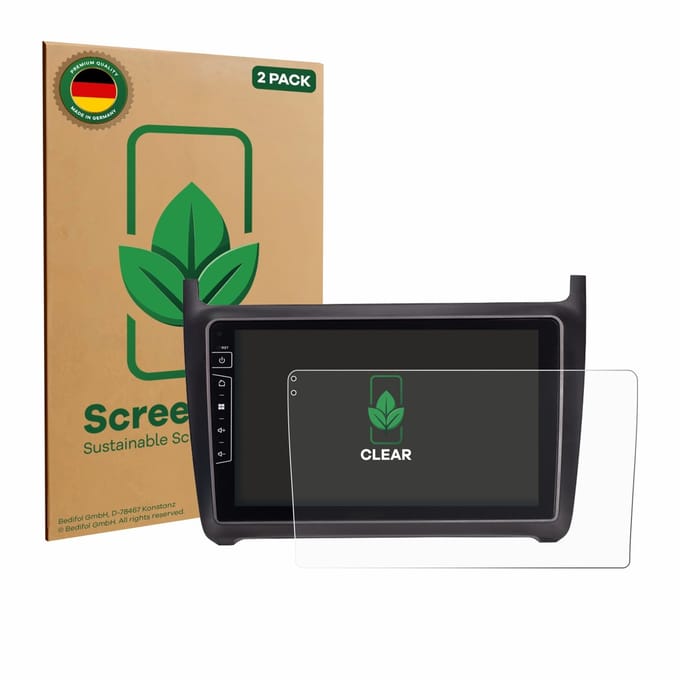 2 Stuks Screenprotector voor Dynavin D9-69H Premium Flex 9" - Hoogwaardige Beschermfolie transparant
