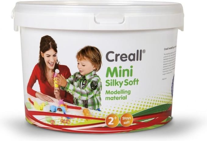 Mini Silky Soft Boetseerklei assortiment 350gr - Felle Kleuren