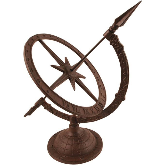 Horloge Solaire en Fonte 38,5 Cm