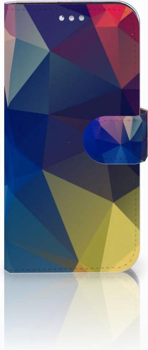 Samsung Galaxy S7 Book Case Polygon Dark