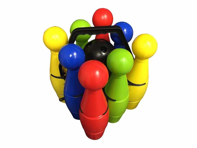 Unogiochi - Groot kegelspel - 8 kegels