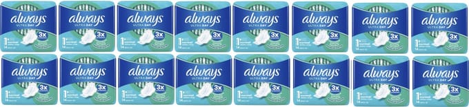 16x Always Maandverband Ultra Normal Plus 14 stuks
