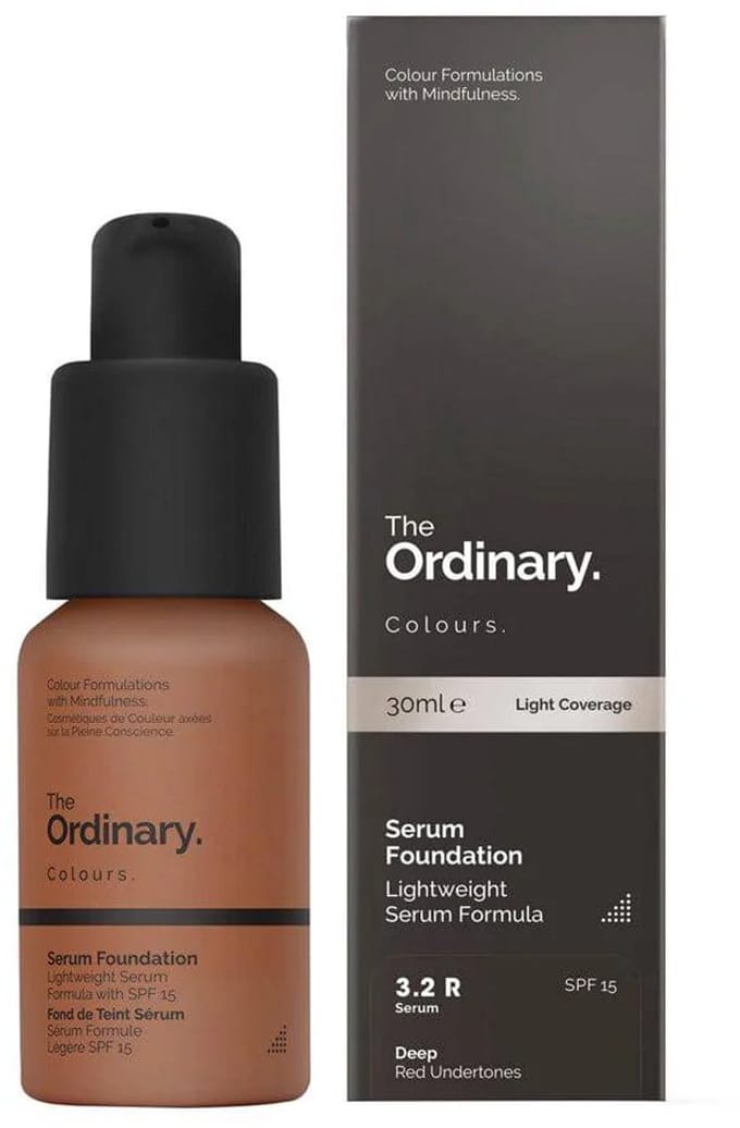 The Ordinary Colours Full Coverage Foundation Serum SPF15 3.2 R Deep Red Undertones 30ml