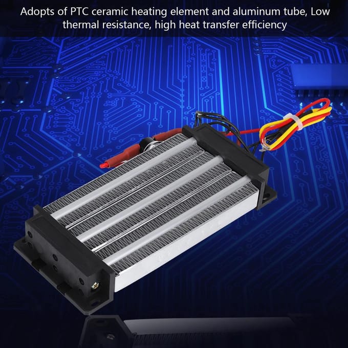 1000W AC DC 220V Geïsoleerd PTC Keramisch Luchtverwarmingselement blue