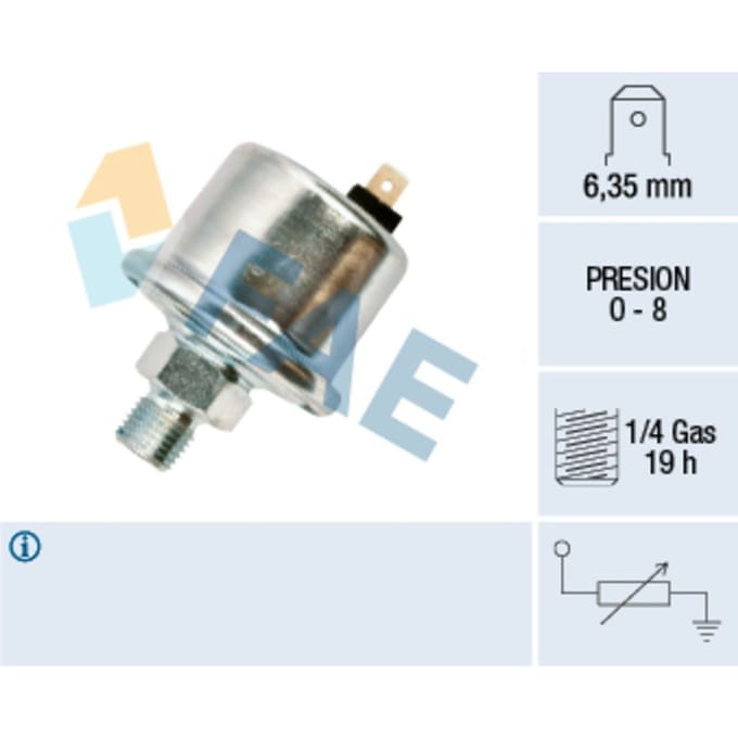 Sensor, oliedruk FAE 14040