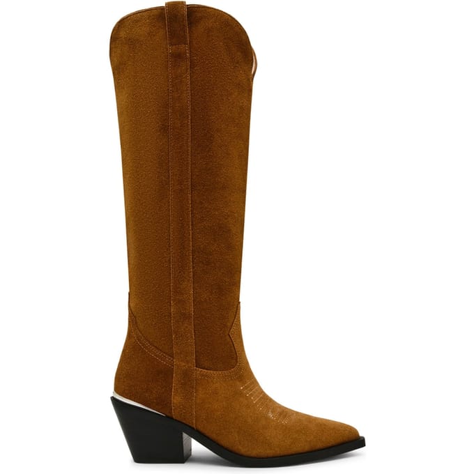 Steve Madden Spiral Boots Tan Suede Taglia: 38 | Stivali Outlet | Donna