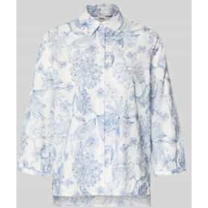regular fit overhemdblouse van puur katoen model 'VIKI'