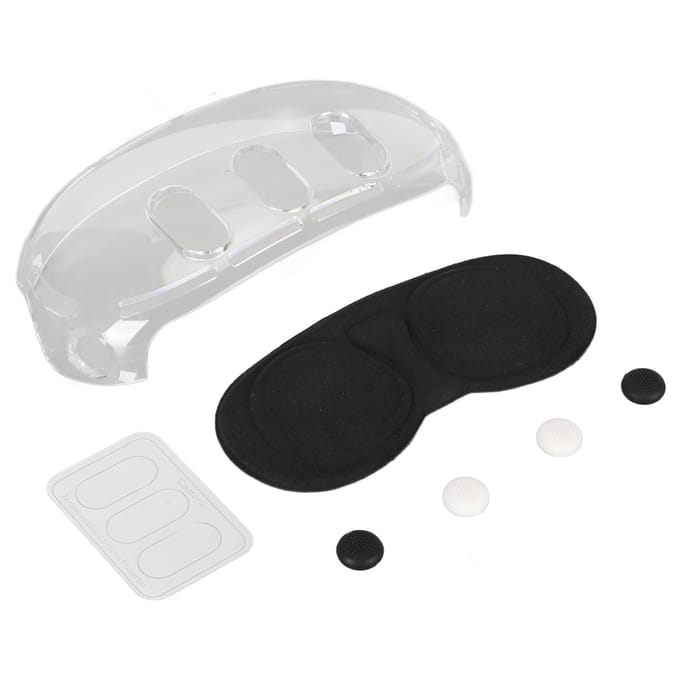 Coque de protection pour casque VR compatible avec Meta Quest 3, protection pour lentille et joystick, capuchon antidérapant. white