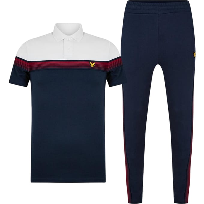 Lyle & Scott Trainingspak voor heren (set van 2) (Wit)