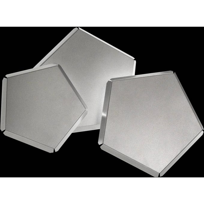 Selène LED wandlamp Pleiadi in zilver, 3-lamps