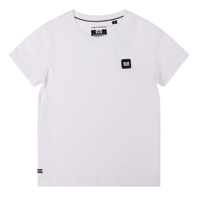 Weekend Offender Kinder-T-shirt van katoen uit Kingston (Wit)