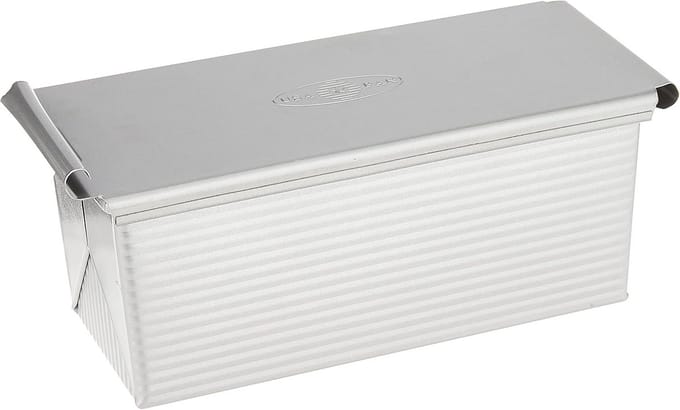 Broodvorm met Deksel voor Blokbrood - 9 x 4 Inch Gealuminiseerd Staal