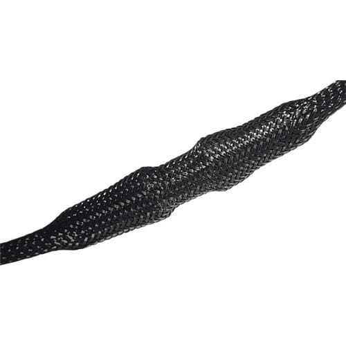 HellermannTyton 170-11200 HEGP12-PET-BK Gevlochten slang Zwart Polyester 8 tot 17 mm 100 m