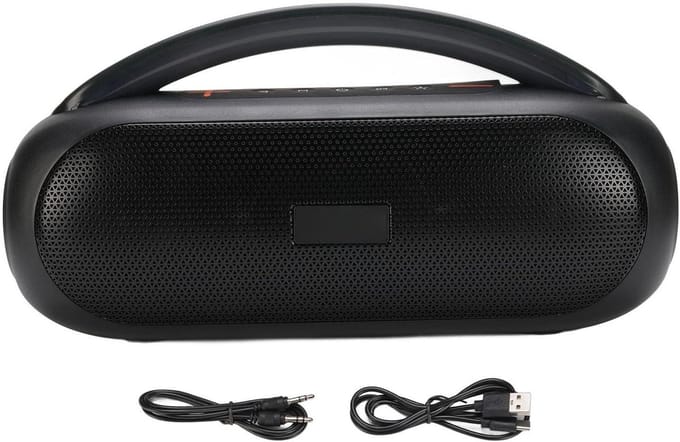 Draagbare luidspreker - Bluetooth speaker - Feest en outdoor - 360 graden surround sound - 60 W - Zwart